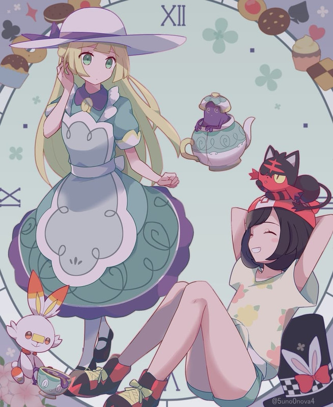 lillie-selene-scorbunny-litten-polteagei
