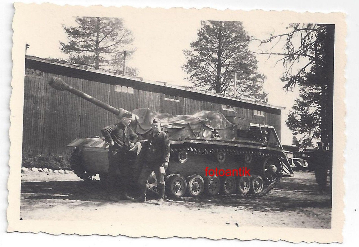 Foto 2 WK, Panzer, Sturmgeschütz IV, Langrohr, K