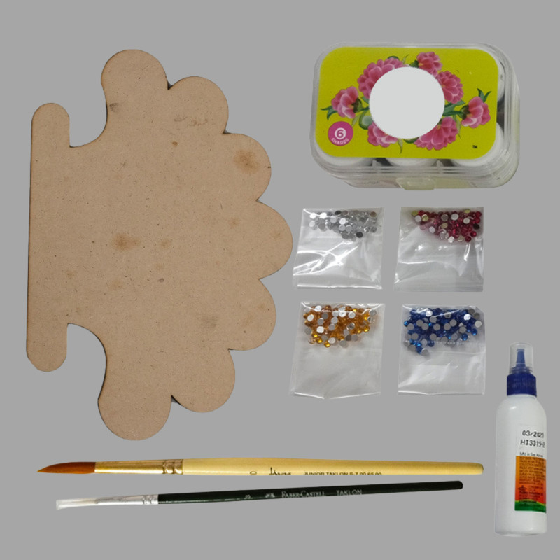 Penkraft Pen Mandala Advanced Art on a Hand Fan DIY kit with Free video tutorial