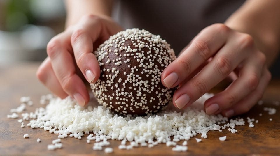 Chocolate Laddu Step 4