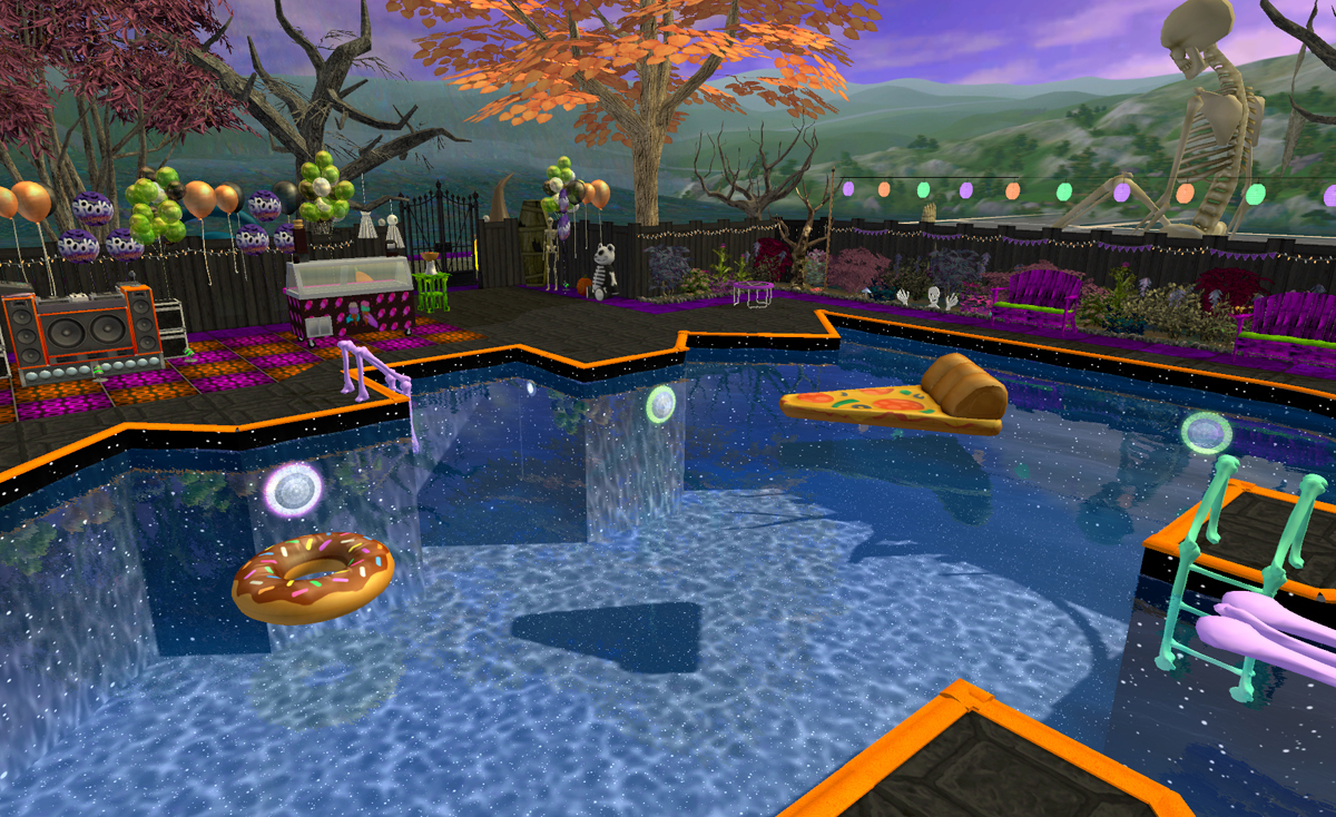 Halloween pool party lot preview 8
