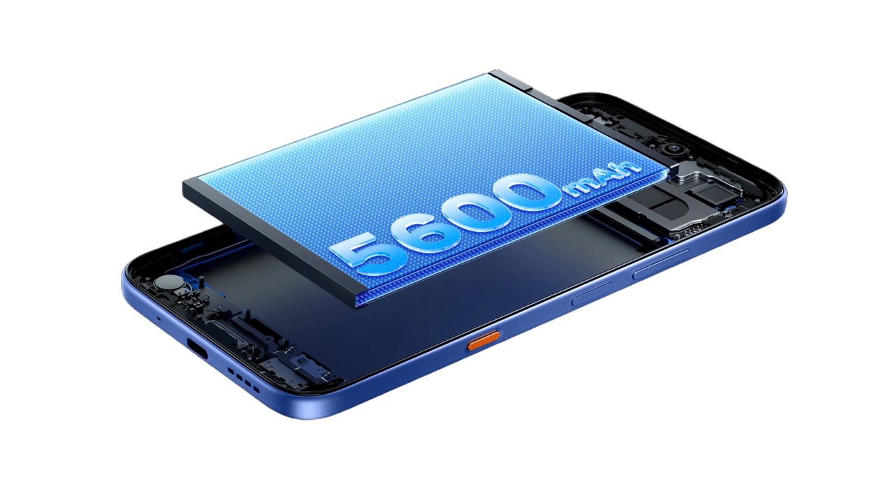 Massive 5600mAh Battery