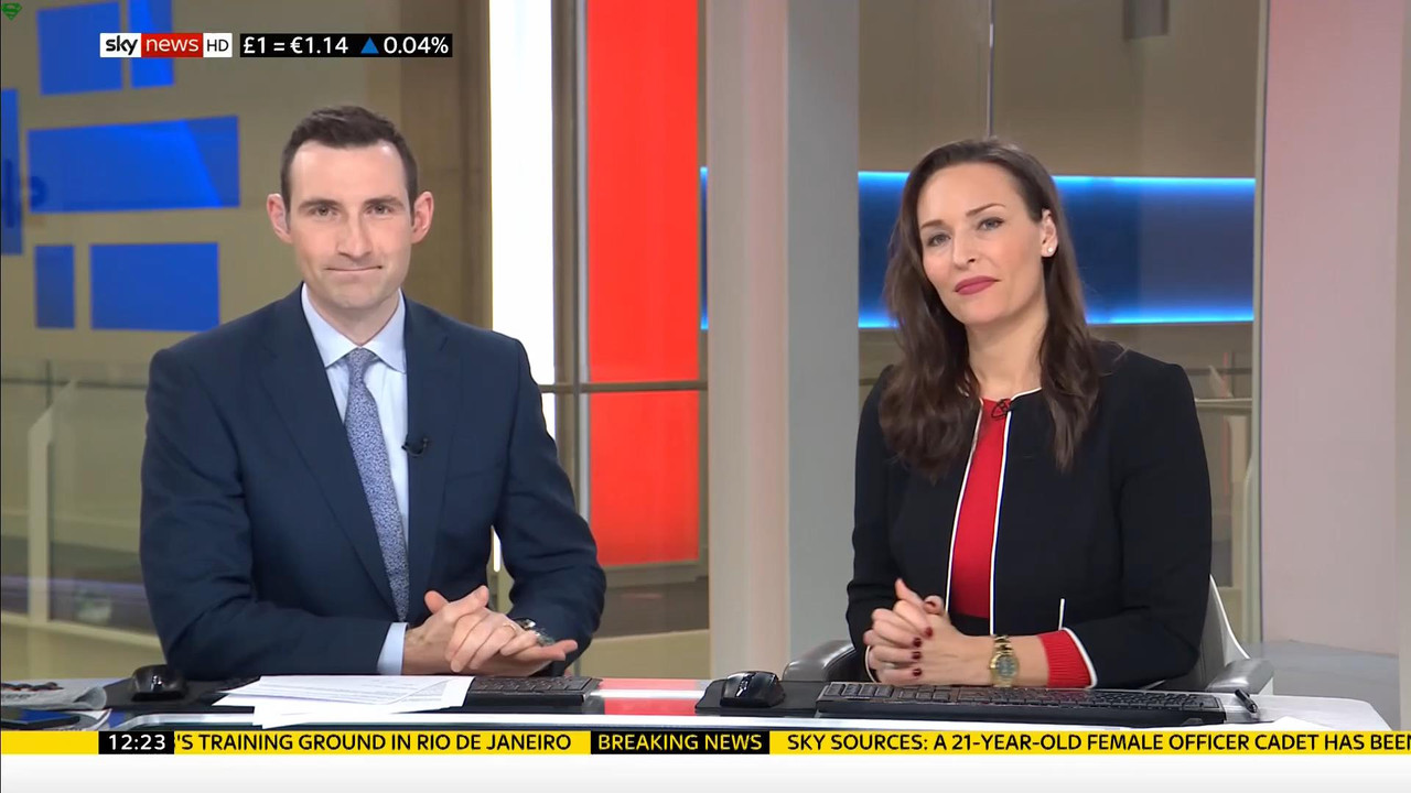 08 February - 12.00.00 - Sky News. Colin Brazier and Jayne Secke