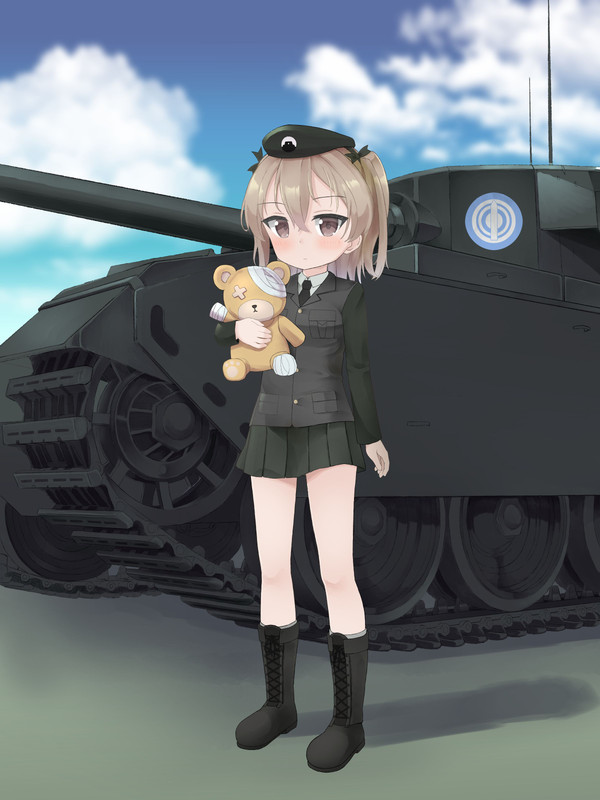 shimada-arisu-and-boko-girls-und-panzer-drawn-by-dhk117-ead00ed564c997d848c88c5c6817269a-1