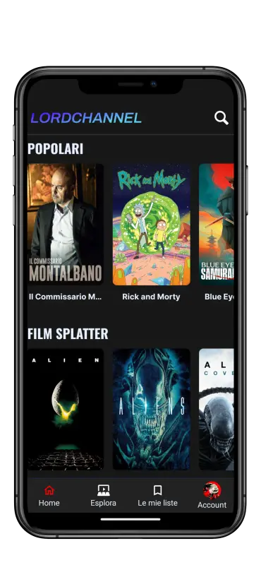 Screenshot App LORDCHANNEL