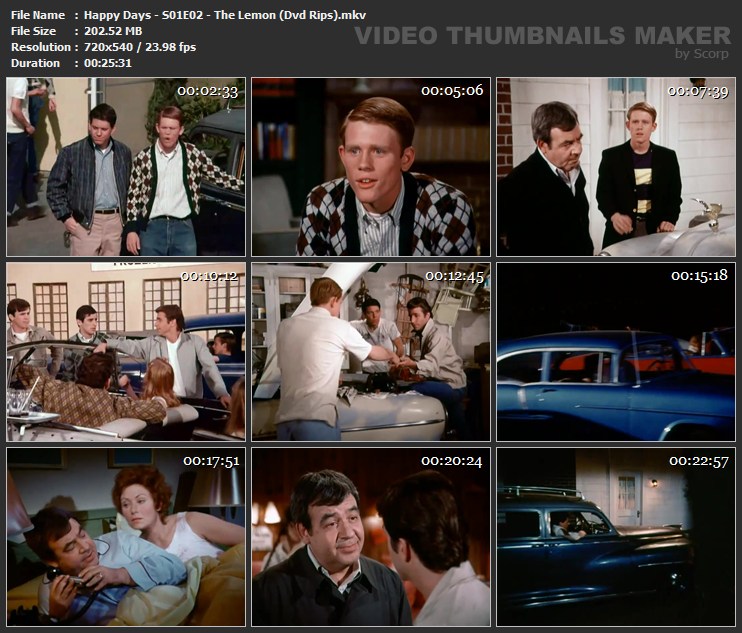 Happy Days - S01E02 - The Lemon (Dvd Rips).mkv