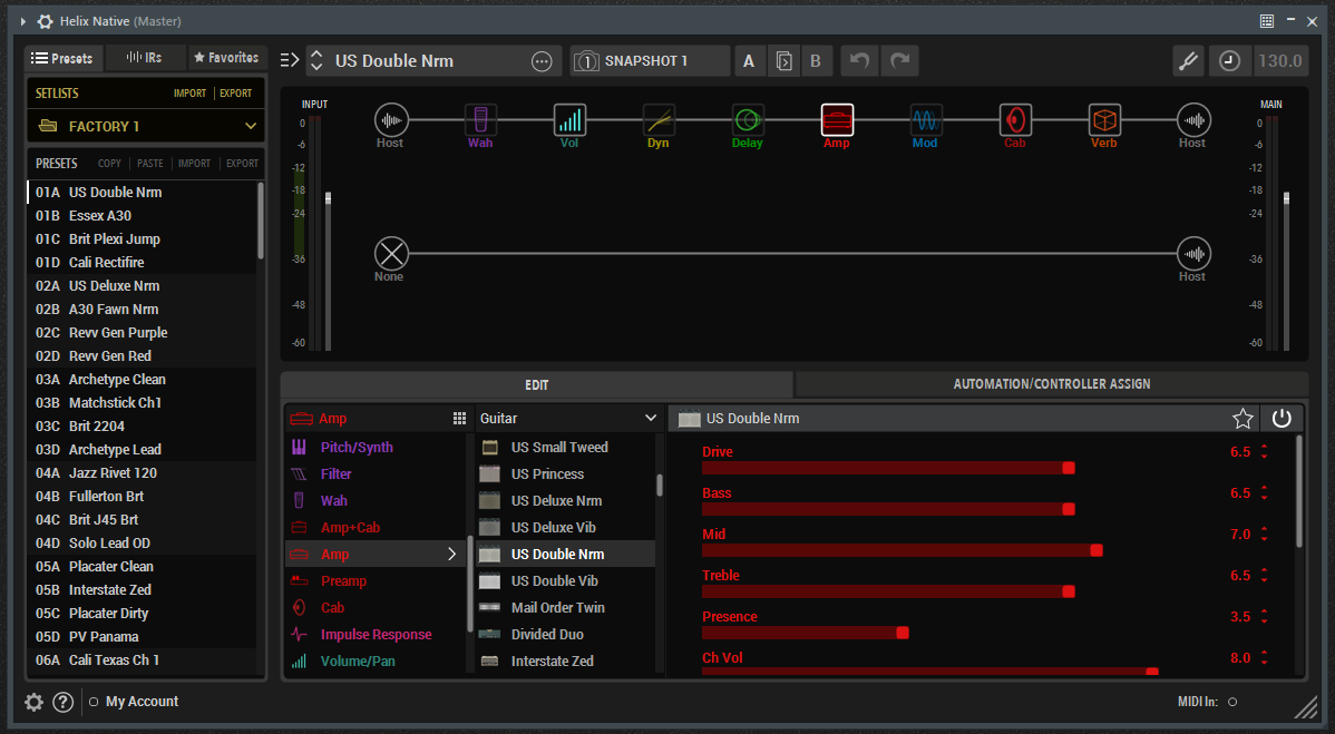 Line6 - Helix Native 3.15 VST, VST3, AAX x64 - гитарный процессор эффектов