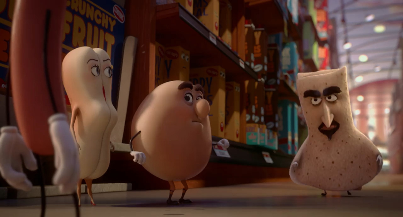 Sausage Party 2016 BluRay [Hindi + English] 480p 720p ESub Screenshot