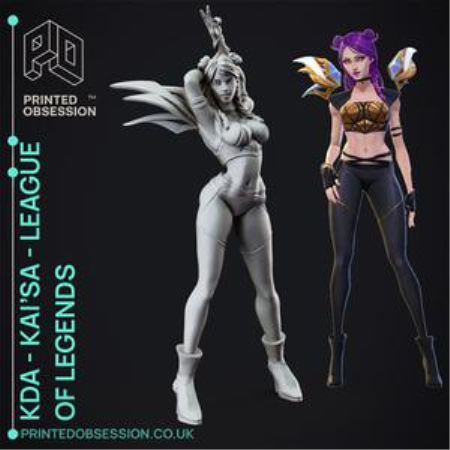 KDA Kaisa – Leagle of legends – 3D Print Model