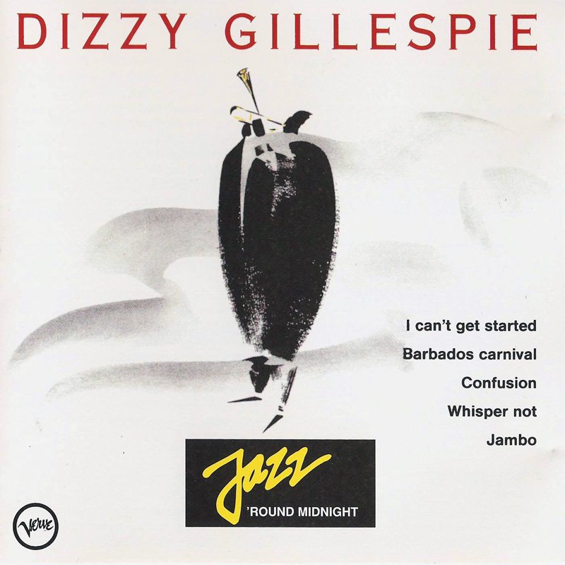 Jazz flac. Диззи Гиллеспи виниловые пластинки. Dizzy Gillespie Afro. Джамбо джаз. Round Midnight 1990.