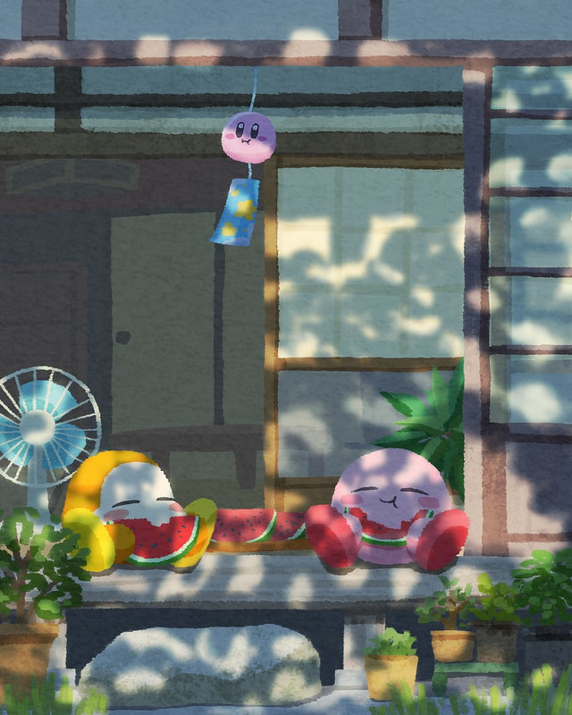 kirby-and-waddle-dee-kirby-drawn-by-micl