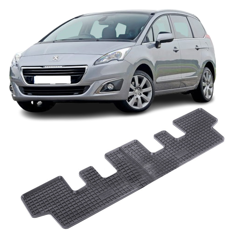 Set 2 covorase Peugeot 5008 2010- Randul 32013, din cauciuc 100%, compatibile cu autoturismul PEUGEOT 5008
