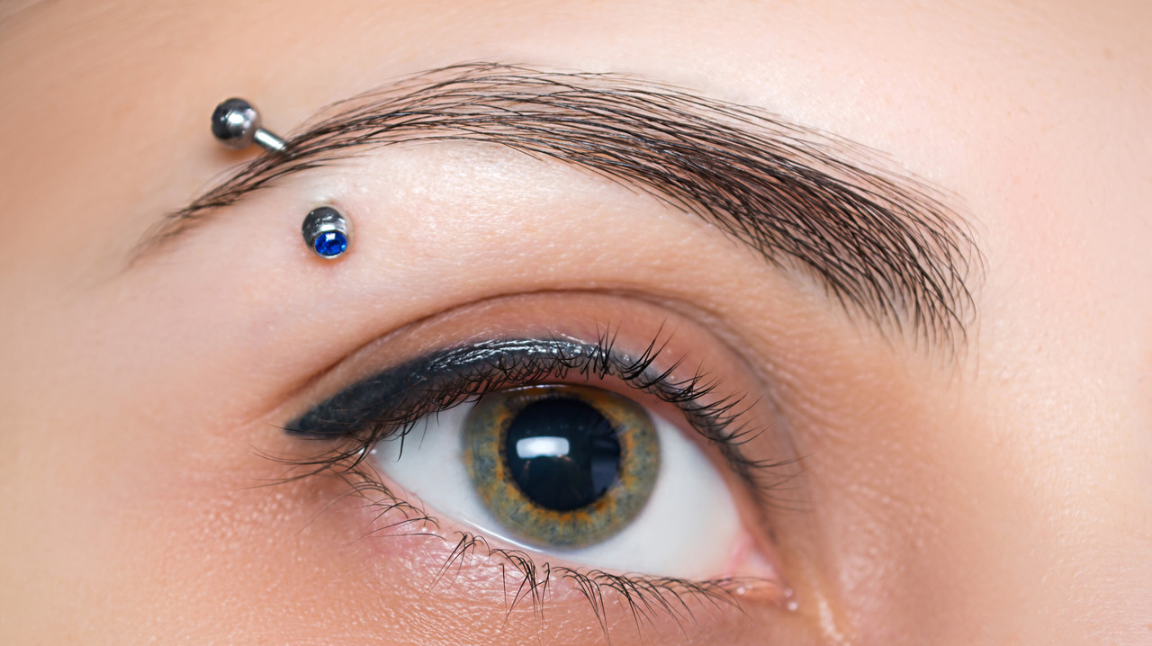 Eyebrow piercing