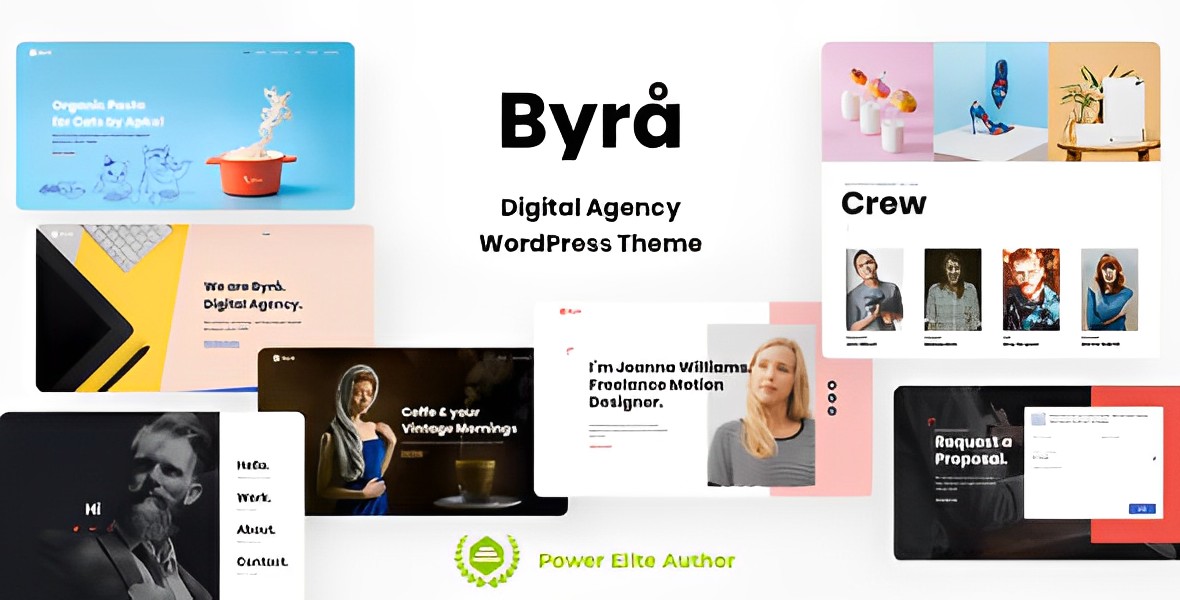 Byra – Simple Portfolio WordPress Theme