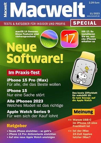 Cover: Macwelt Special Magazin No 11 2023