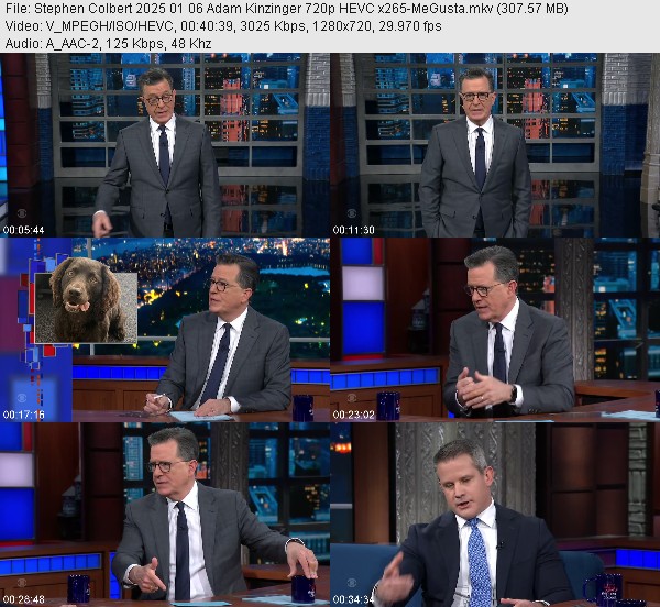 Stephen Colbert 2025 01 06 Adam Kinzinger 720p HEVC x265-MeGusta