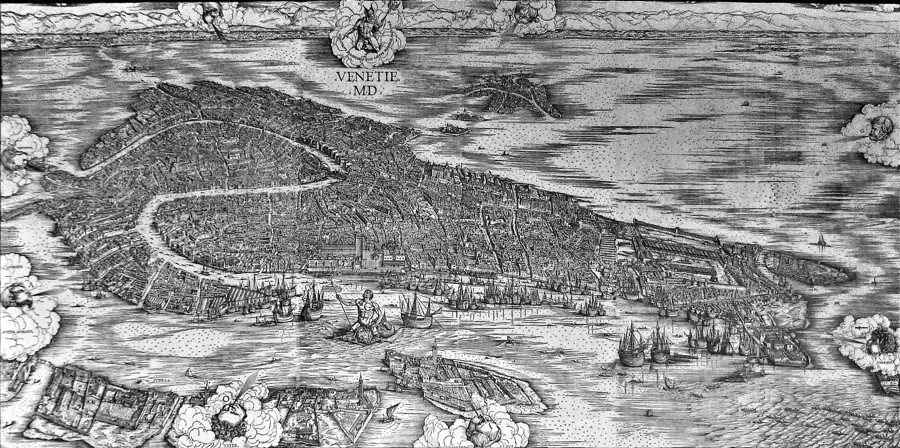 mappa antica venezia