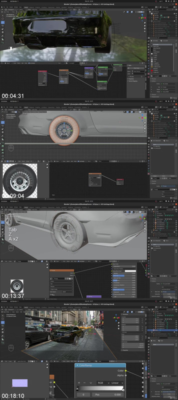 Blender VFX Tutorial Rig & Animate a Realistic Car in Real