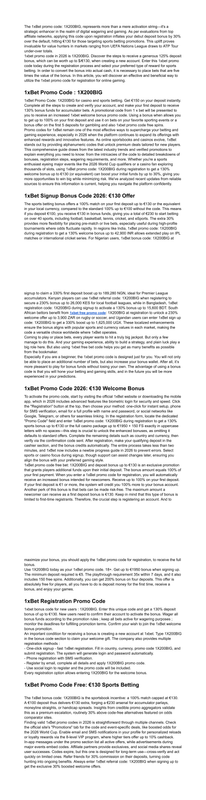 Free 1x Bet Promo Code 2026 Valid in 2026