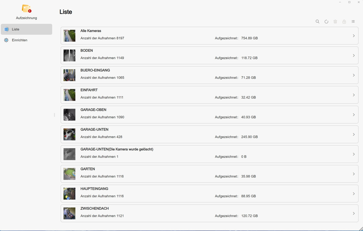 surveillanceAufnahmen