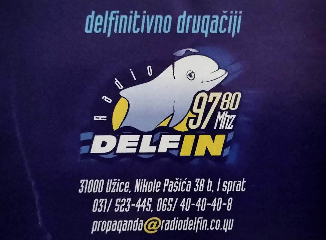 Delfin Radio 97,8 MHz Uzice