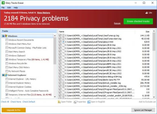 Glary Tracks Eraser 5.0.1.141 Multilingual Glary Tracks Eraser 5.0.1.141 Multilingual
