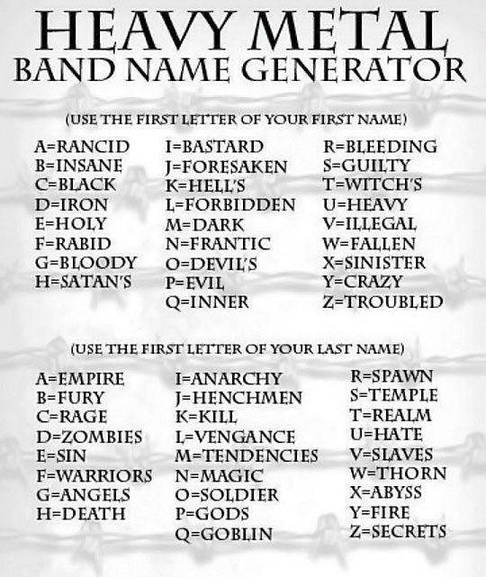 band name generator