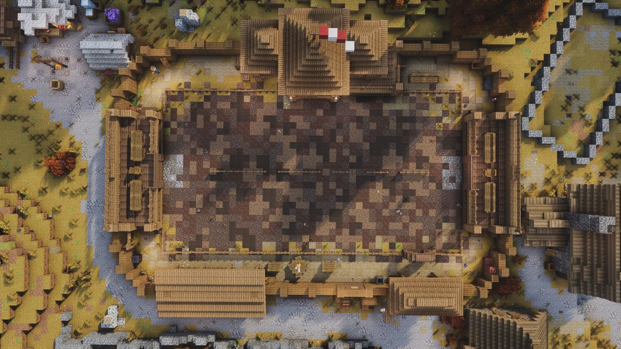 Maids Morten Arena - Medieval Jousting Arena | Medieval Unlimited Server Minecraft Map