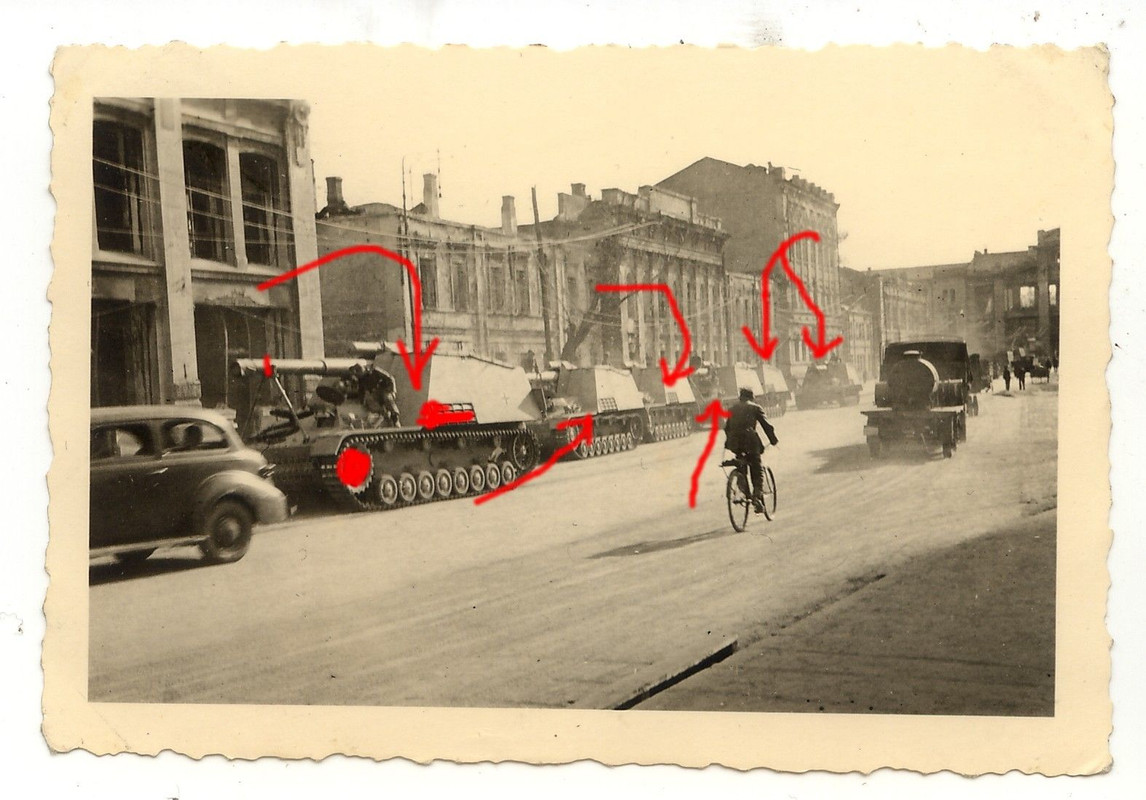 Rußland Batterie Panzer Ari Selbstfahrlafette HU