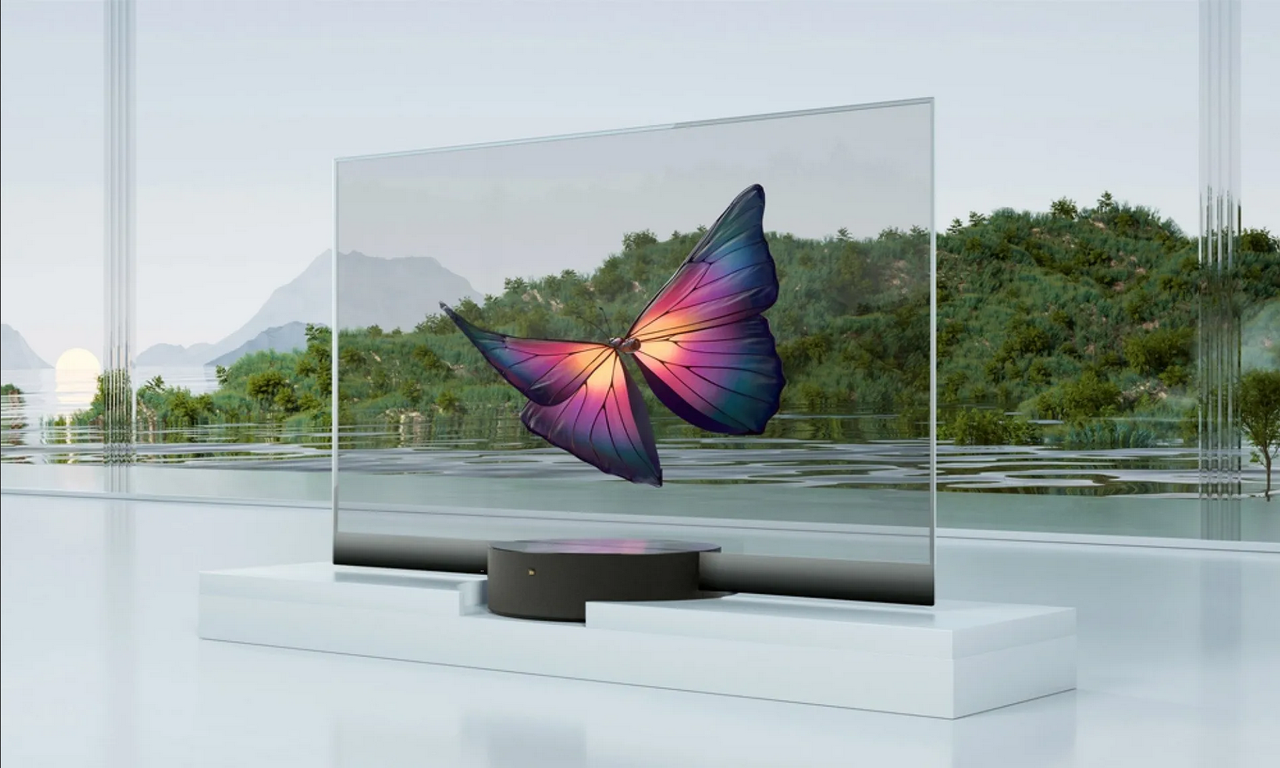 Samsung ha presentado la primera televisión transparente