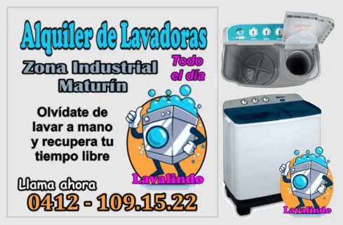 Alquiler de lavadoras