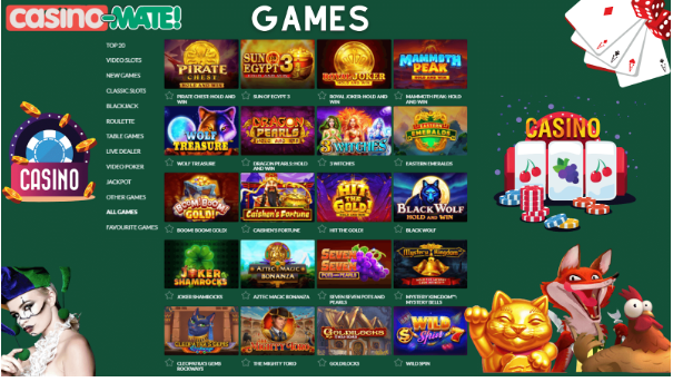 Casino-Mate-Game-Selection