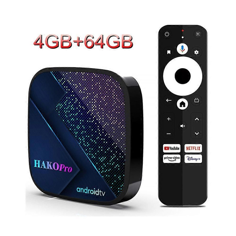 Hako Pro – Android TV Box 4K (4GB/64GB) (Google & Netflix Certified)