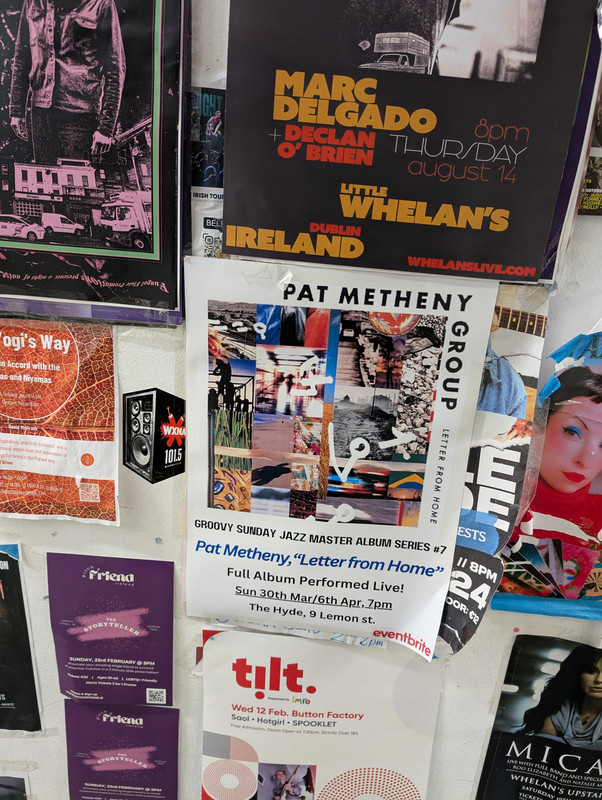 Dublin Pat Metheny Poster