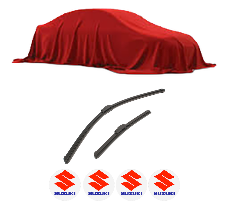 Set stergatoare auto SUZUKI SX4 (EY, GY) din 2006-2015, pentru parbriz auto, 2 bucati, Bosch Aerotwin Retrofit, din cauciuc siliconat rezistent, 4 Stickere Auto SUZUKI