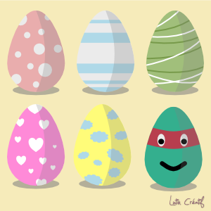 Easter Eggs Set 03 - Vignette