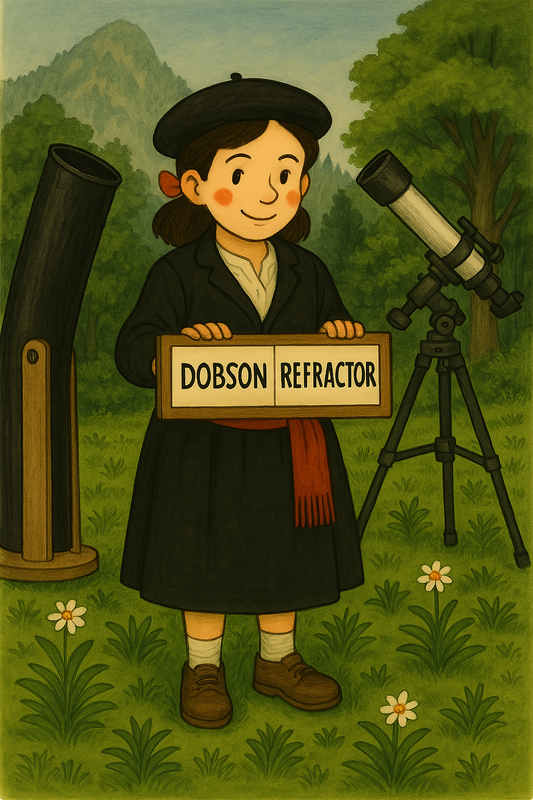 un telescopio Dobson o uno refractor