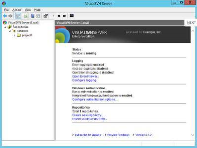 VisualSVN Server Enterprise 4.0.0