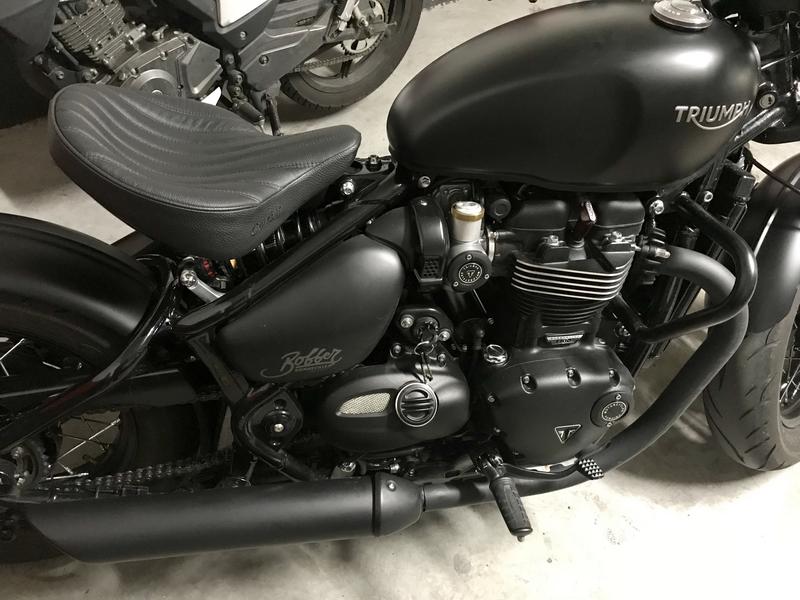 triumph bobber comfort seat