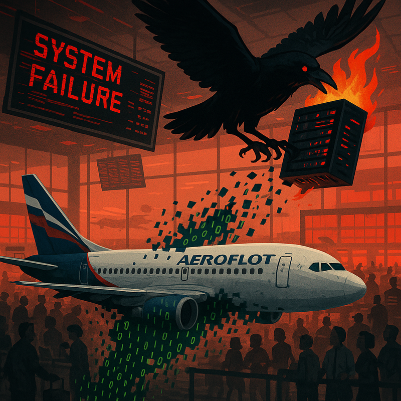 🛡️ Ataque Cibernético Paralisa Aeroflot e Lança Caos nos Céus Russos