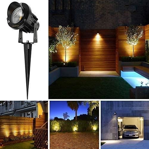 lot de 2 spots led exterieur 9w led lampe de jar