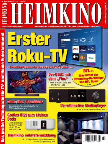 Cover: Heimkino Magazin Februar-März No 02 2023