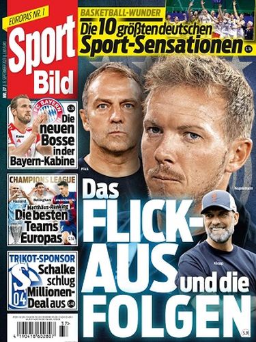 Cover: Sport Bild Magazin No 37 vom 13  September 2023