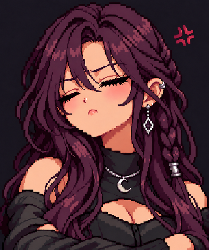 pouty