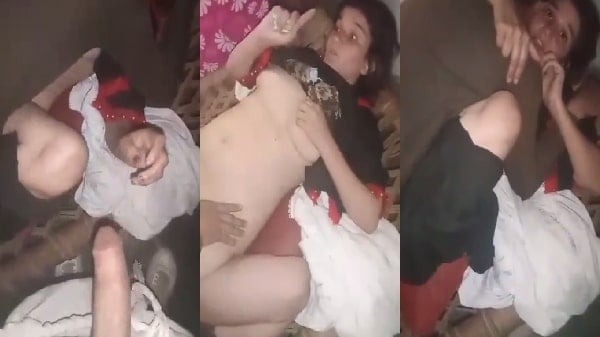 Paki village girl ka threesome sex mms