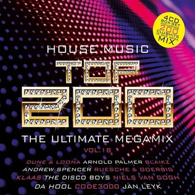 VA - House Music Top 200 Vol.18 (4CD) (03/2019) VA-Hous18-opt