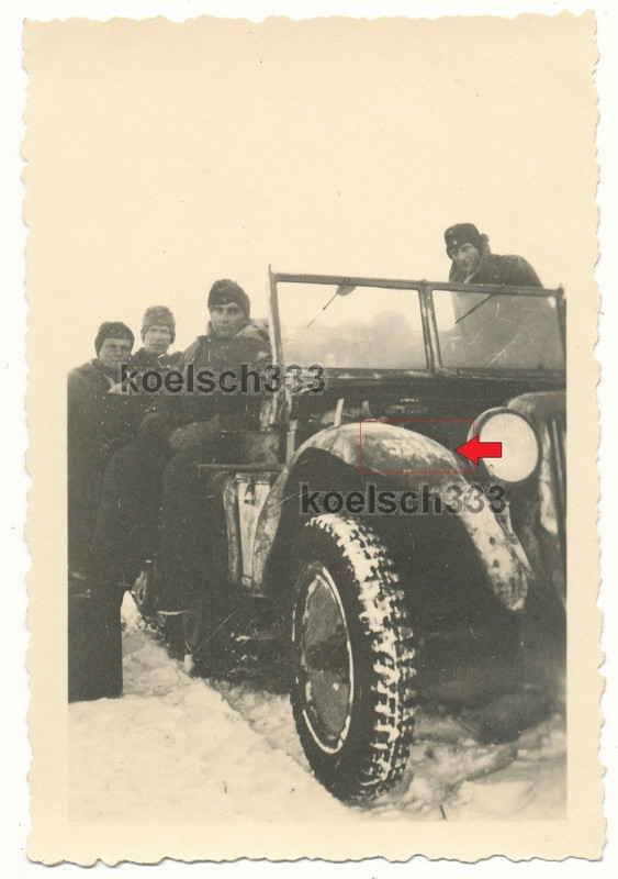 Foto 19. Panzer Div. -1 Panzermänner an Halbkett