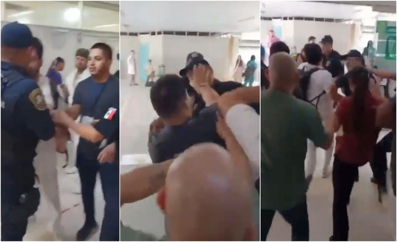 Médicos contra Policías: se arma pelea dentro de IMSS en Guadalajara