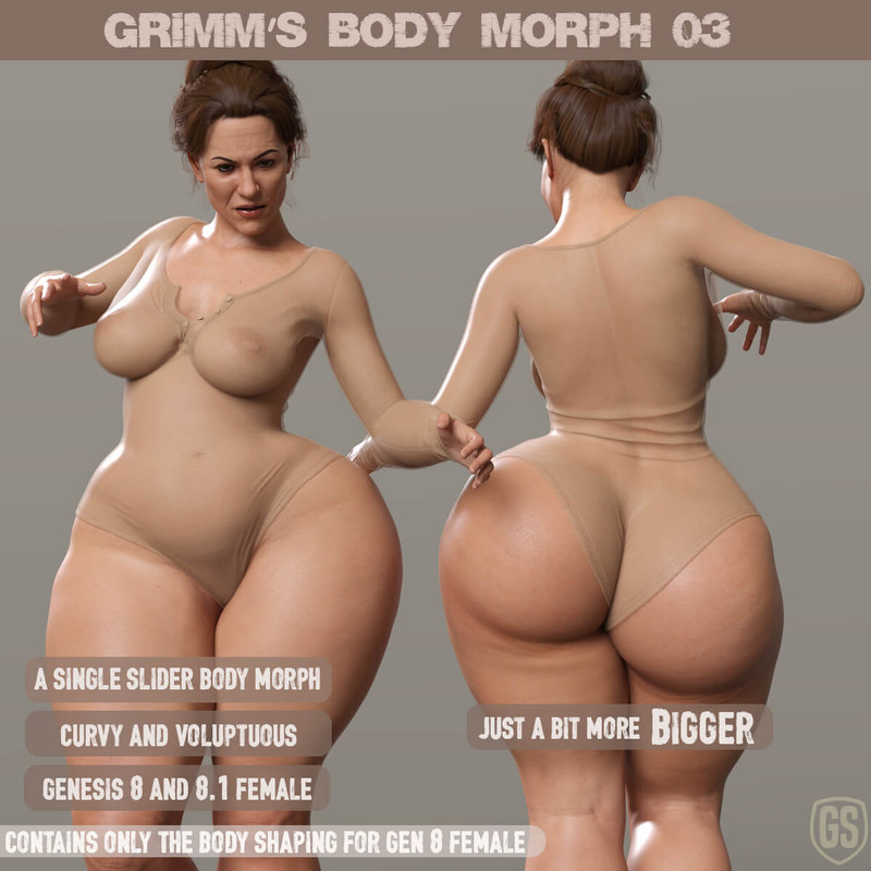 Grimm’s Body Morph 03 for Genesis 8  8.1 Female