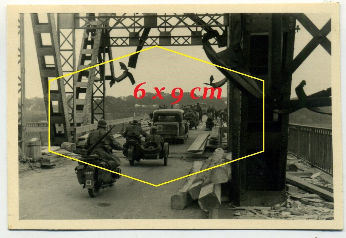 Fotos Polen Pulawy WH Vormarsch über Weichsel Brücke 39